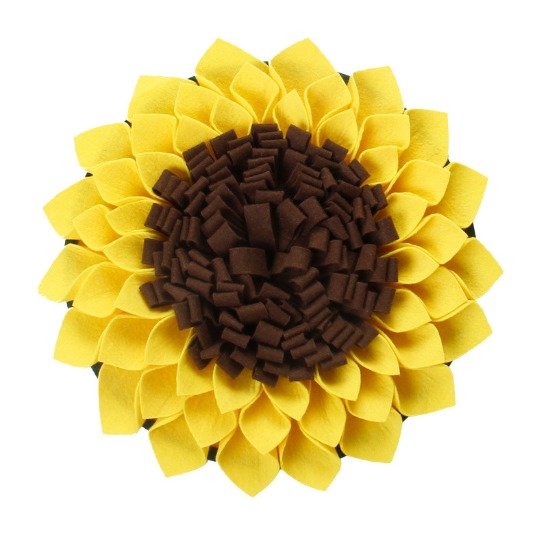 Sunflower dog snuffle mat pet sniffing pad
