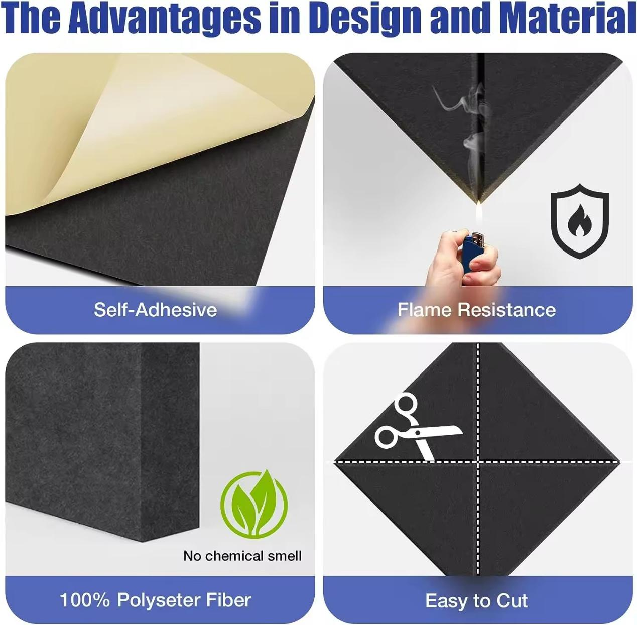 hexagonal acoustic wall panels