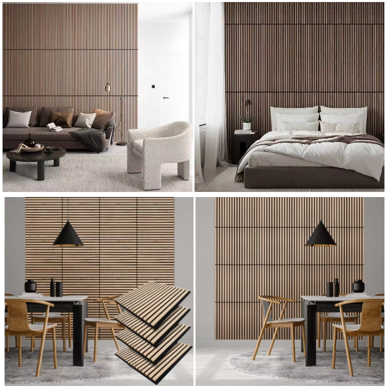 interior wood grain wall paneling